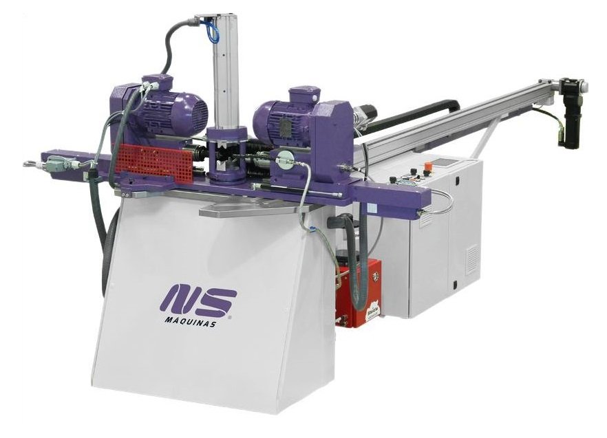 NS TDM2 AT - automatický stroj na vrtání, tavné vrtání a řezání vnitřních závitů